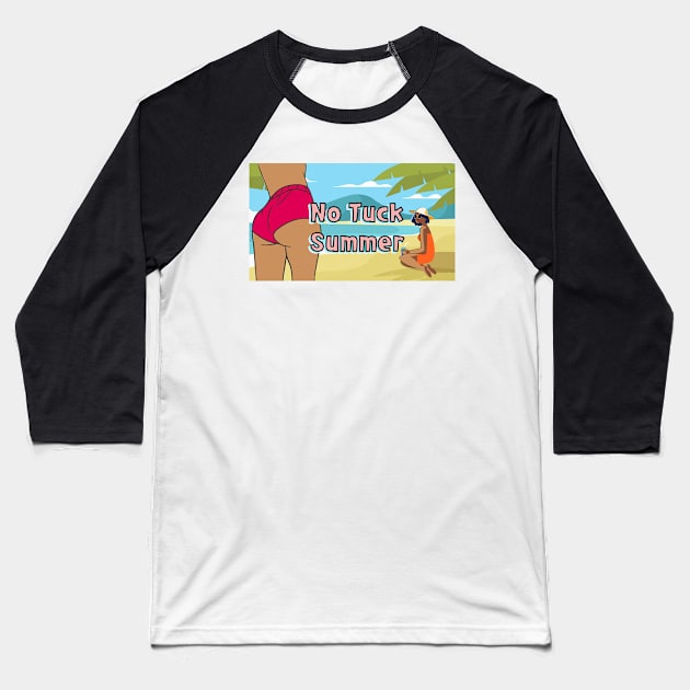 no tuck summer Baseball T-Shirt by RGomez